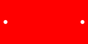 2"x4" DurMark Red to White - Grizzly Designs