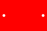 2"x3" DurMark Red to White - Grizzly Designs