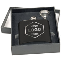 6 OZ Flask with Funnel Gift Set - Grizzly Designs