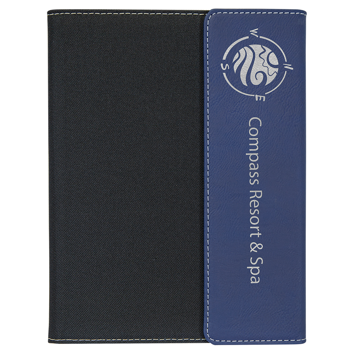 Leatherette / Canvas Portfolio with Notepad - Grizzly Designs