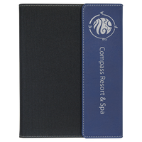 Leatherette / Canvas Portfolio with Notepad - Grizzly Designs