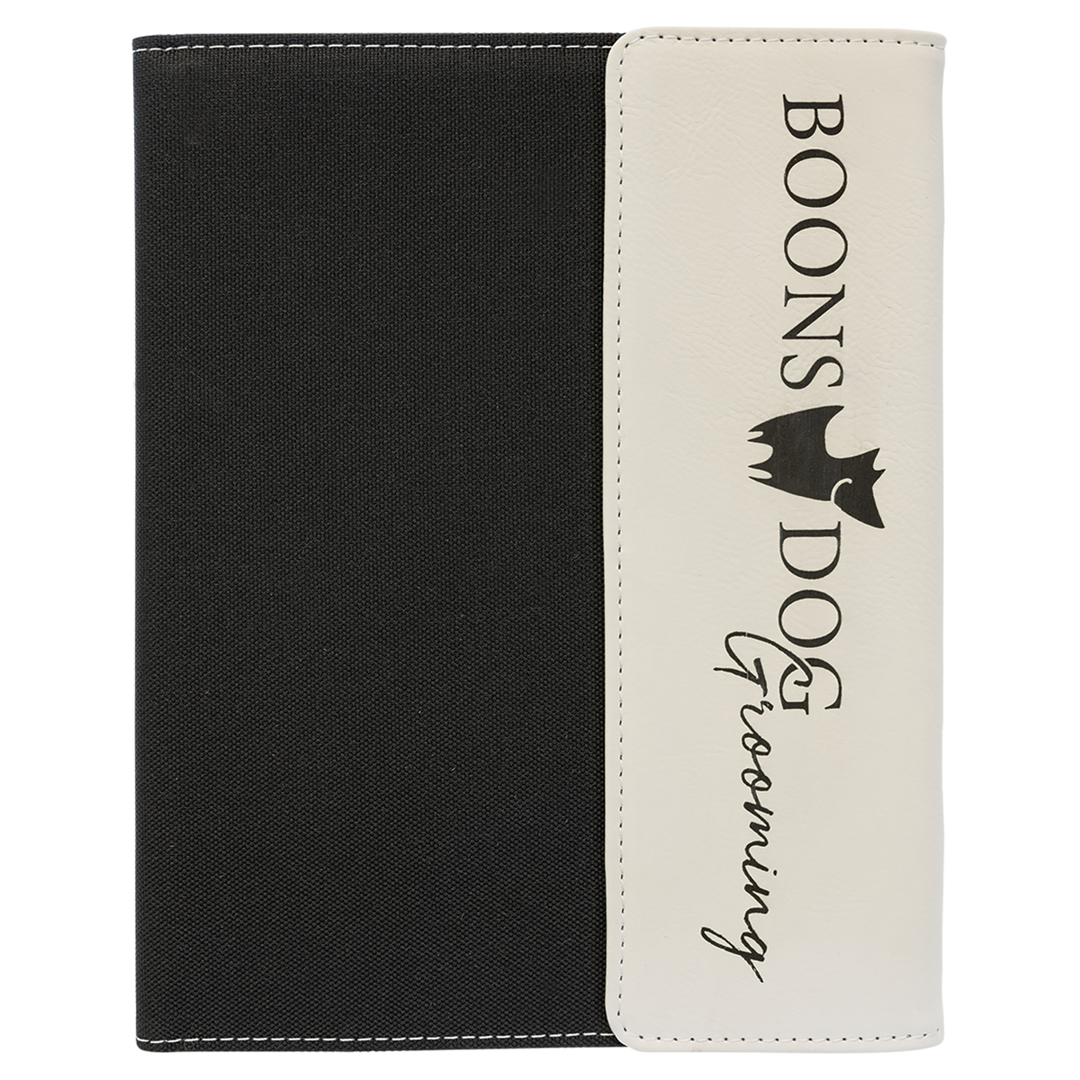 Leatherette / Canvas Portfolio with Notepad - Grizzly Designs