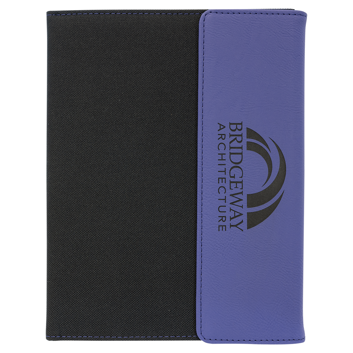 Leatherette / Canvas Portfolio with Notepad - Grizzly Designs