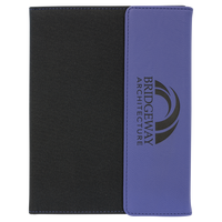 Leatherette / Canvas Portfolio with Notepad - Grizzly Designs