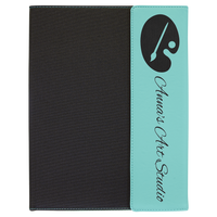 Leatherette / Canvas Portfolio with Notepad - Grizzly Designs