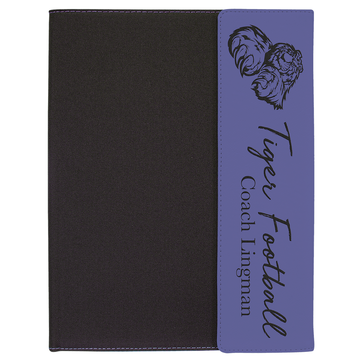 Leatherette / Canvas Portfolio with Notepad - Grizzly Designs