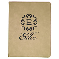 Leatherette Portfolio with Notepad - Grizzly Designs