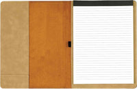 Leatherette Portfolio with Notepad - Grizzly Designs