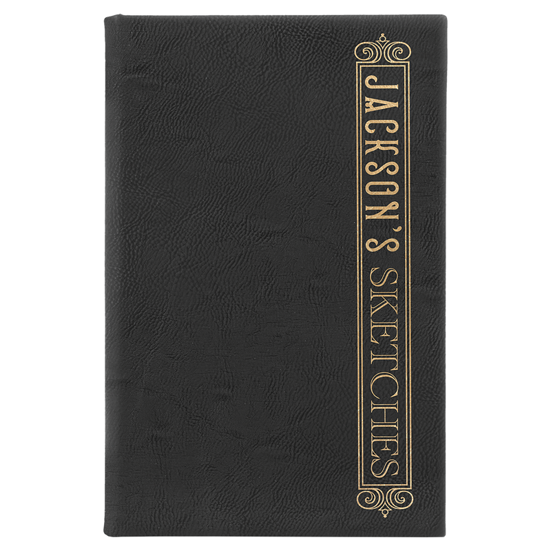 Leatherette Sketch Book - Grizzly Designs