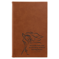 Leatherette Sketch Book - Grizzly Designs