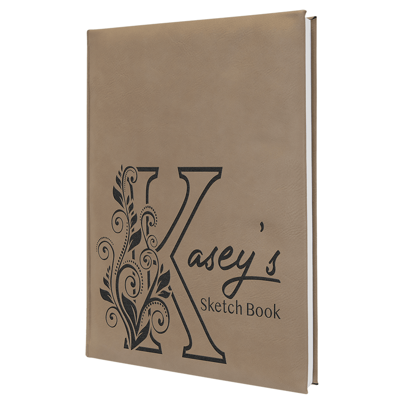 Leatherette Sketch Book - Grizzly Designs