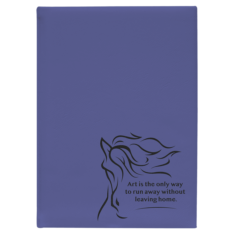 Leatherette Sketch Book - Grizzly Designs