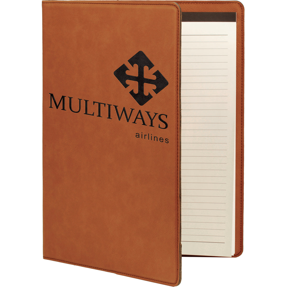 Leatherette Portfolio with Notepad - Grizzly Designs