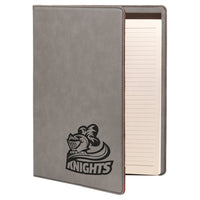 Leatherette Portfolio with Notepad - Grizzly Designs