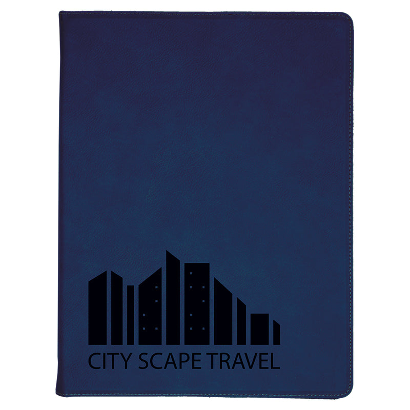Leatherette Portfolio with Notepad - Grizzly Designs