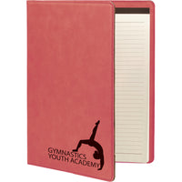Leatherette Portfolio with Notepad - Grizzly Designs