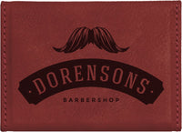 Leatherette Hard Business Card Holder - Grizzly Designs