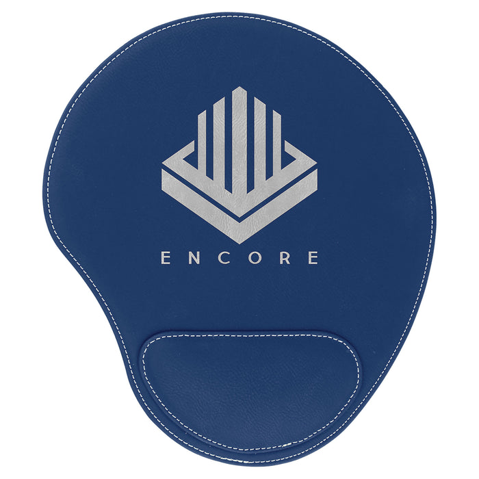 Leatherette Mouse Pad with Wrist Support - Grizzly Designs