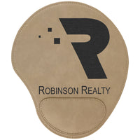 Leatherette Mouse Pad with Wrist Support - Grizzly Designs