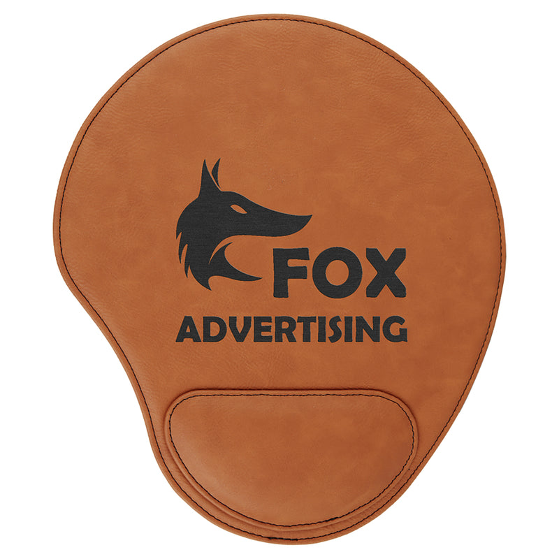 Leatherette Mouse Pad with Wrist Support - Grizzly Designs