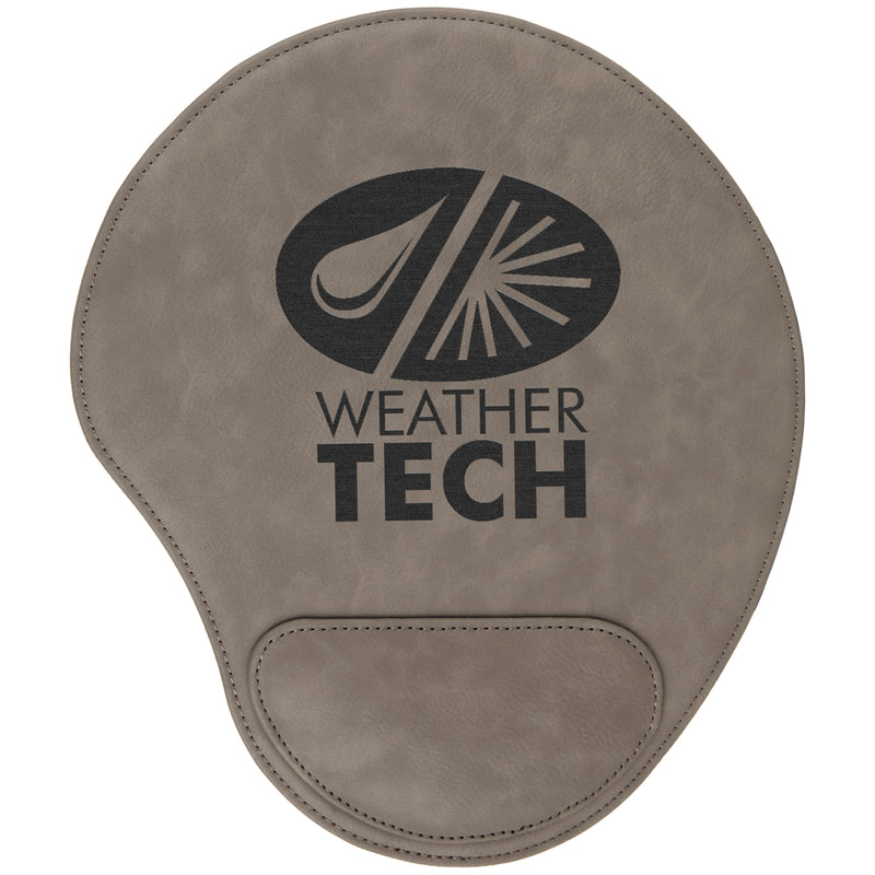 Leatherette Mouse Pad with Wrist Support - Grizzly Designs