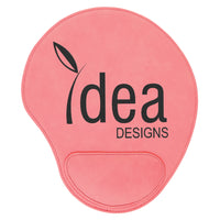 Leatherette Mouse Pad with Wrist Support - Grizzly Designs