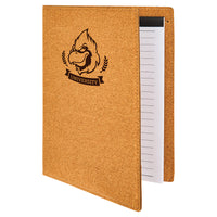 Leatherette Portfolio with Notepad - Grizzly Designs