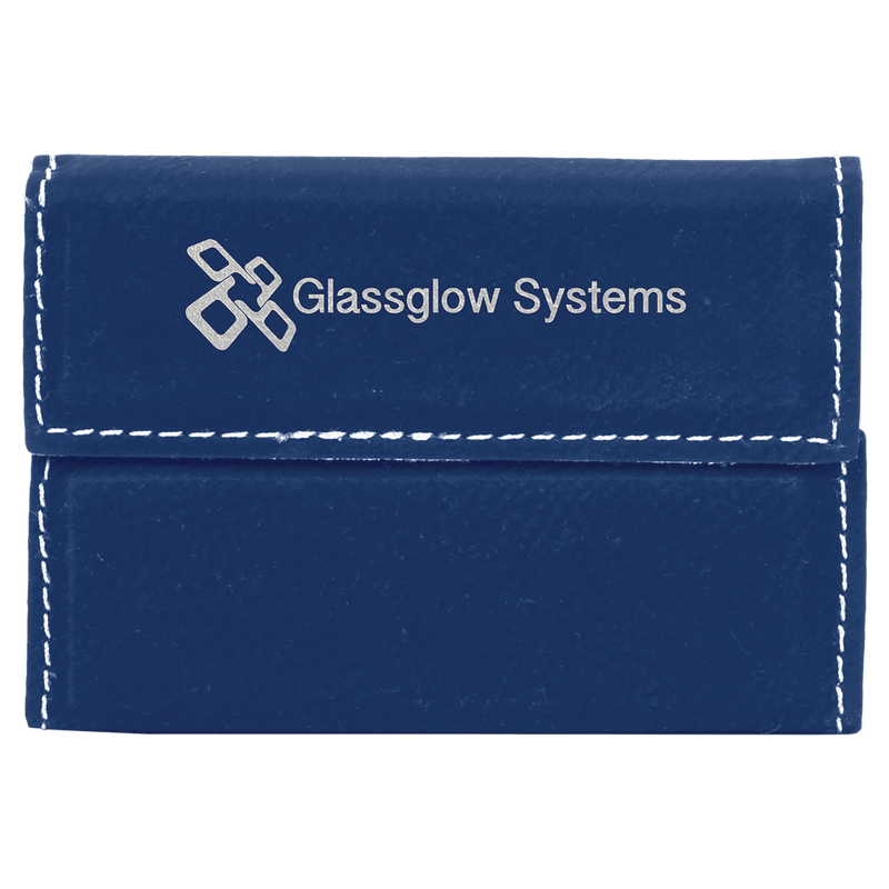 Leatherette Hard Business Card Holder - Grizzly Designs