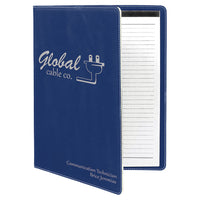 Leatherette Portfolio with Notepad - Grizzly Designs