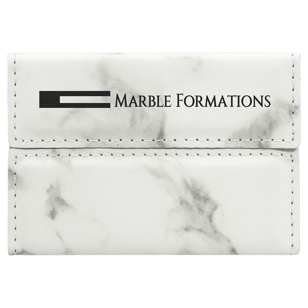 Leatherette Hard Business Card Holder - Grizzly Designs
