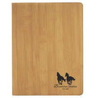 Leatherette Portfolio with Notepad - Grizzly Designs