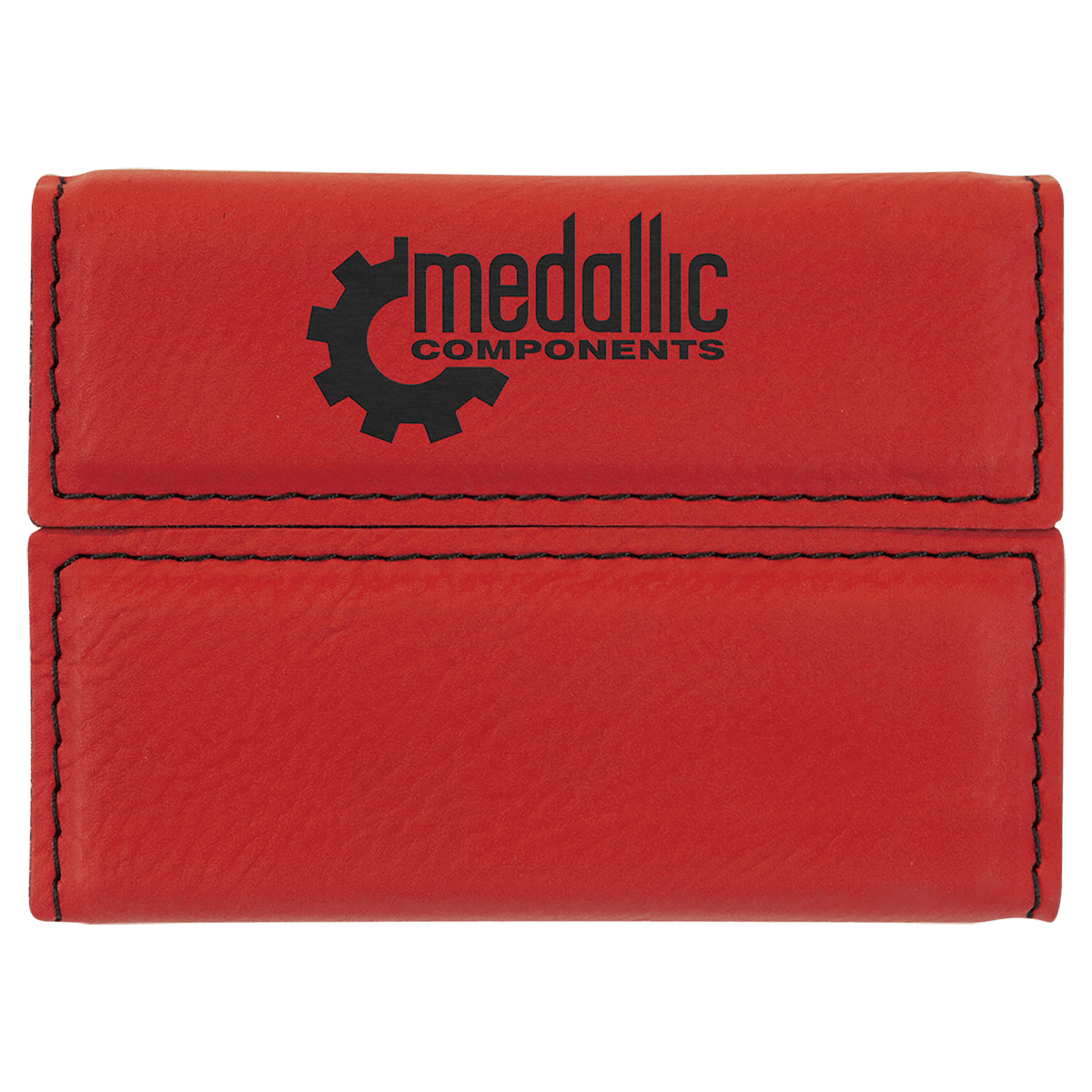 Leatherette Hard Business Card Holder - Grizzly Designs