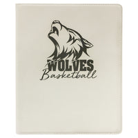 Leatherette Portfolio with Notepad - Grizzly Designs