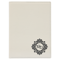 Leatherette Portfolio with Notepad - Grizzly Designs