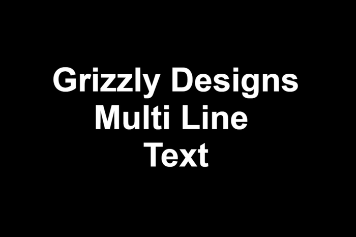 2"x3" DurMark Black to White - Grizzly Designs