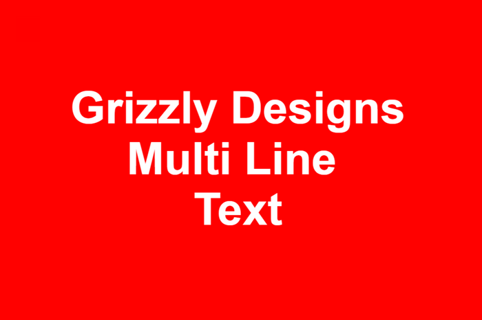 2"x10" DurMark Red to White - Grizzly Designs