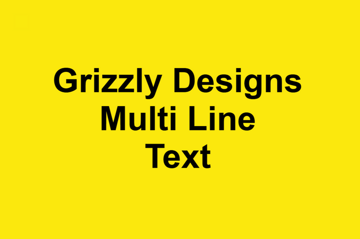 2"x3" DurMark Yellow to Black - Grizzly Designs