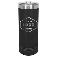 22 OZ Skinny Custom Laser Engraved Tumblers - Grizzly Designs