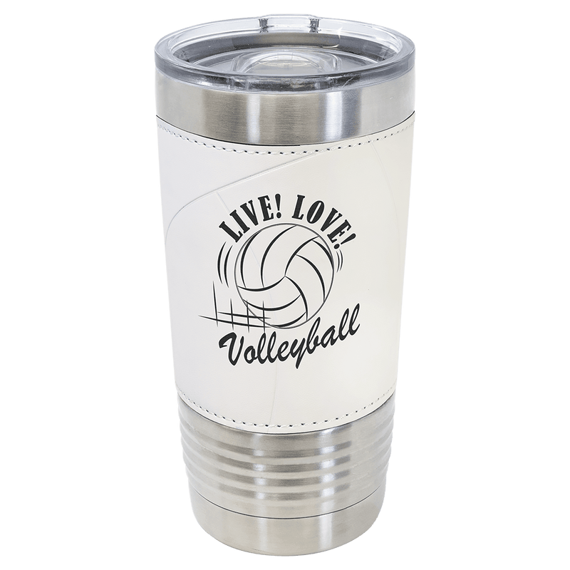 20 OZ "Specialty" Leatherette Laser Engraved Tumbler - Grizzly Designs