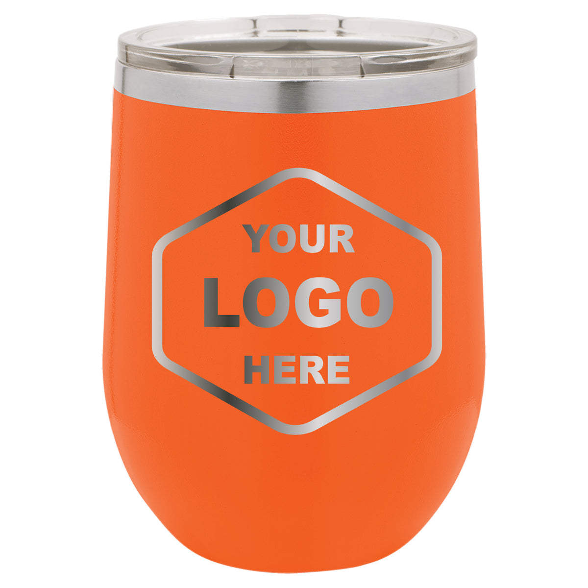 12 OZ Custom Laser Engraved Wine Tumbler - Grizzly Designs