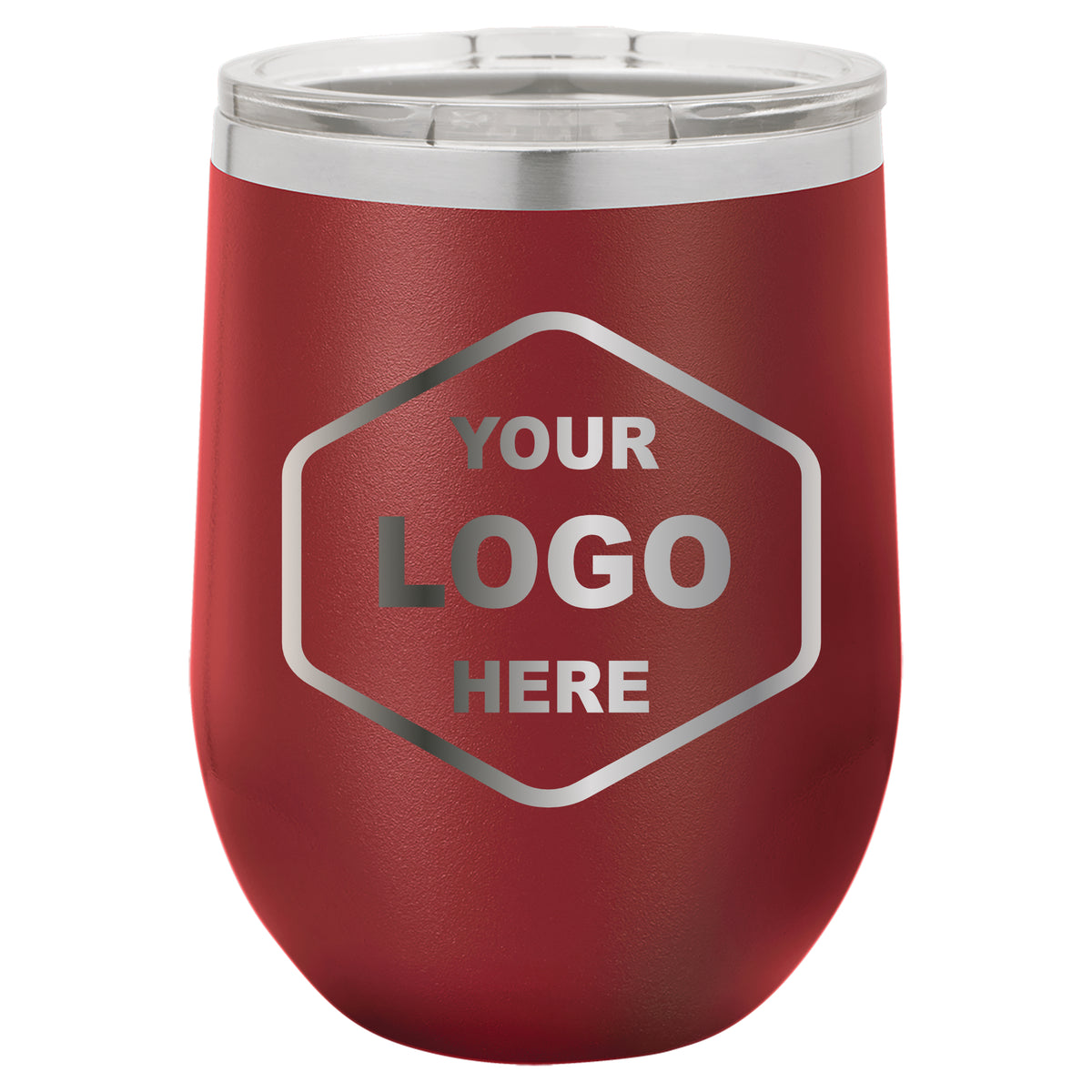 12 OZ Custom Laser Engraved Wine Tumbler - Grizzly Designs