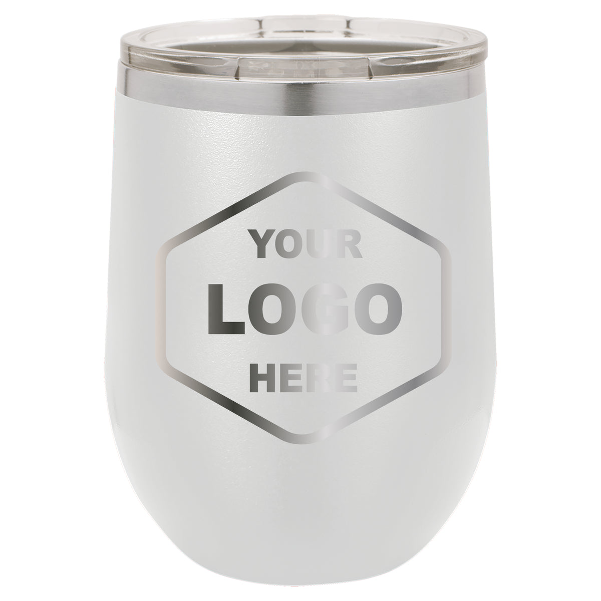 12 OZ Custom Laser Engraved Wine Tumbler - Grizzly Designs