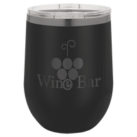12 OZ Custom Laser Engraved "Specialty" Wine Tumbler - Grizzly Designs