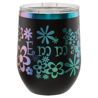 12 OZ Custom Laser Engraved "Specialty" Wine Tumbler - Grizzly Designs
