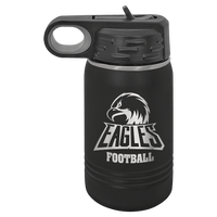 12 OZ Laser Engraved Water Bottle - Grizzly Designs