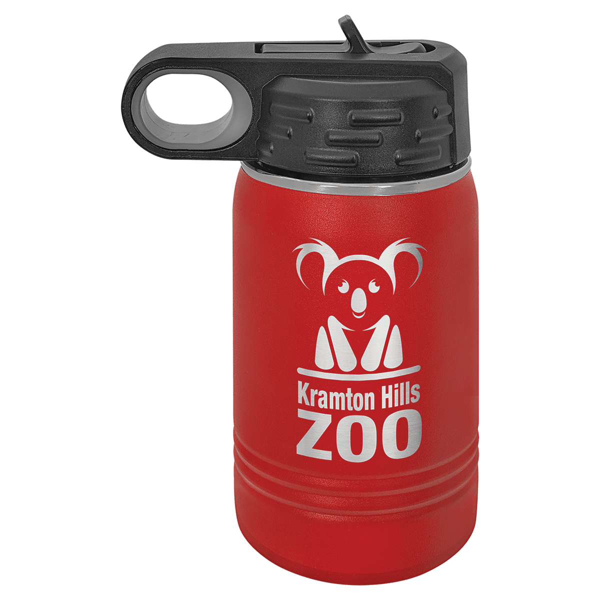 12 OZ Laser Engraved Water Bottle - Grizzly Designs