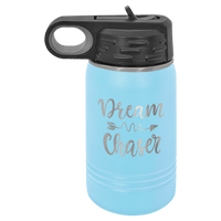 12 OZ Laser Engraved Water Bottle - Grizzly Designs