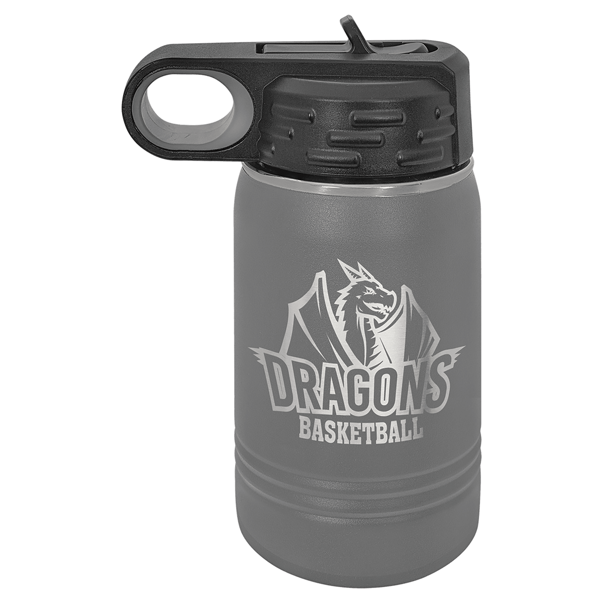 12 OZ Laser Engraved Water Bottle - Grizzly Designs
