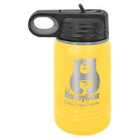 12 OZ Laser Engraved Water Bottle - Grizzly Designs