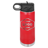 20 OZ Laser Engraved Water Bottle - Grizzly Designs